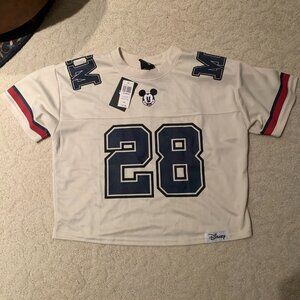 Mickey Mouse Cropped Football Jersey